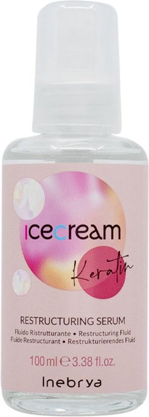 Hair Serum Inebrya Ice Cream Keratin 100 ml