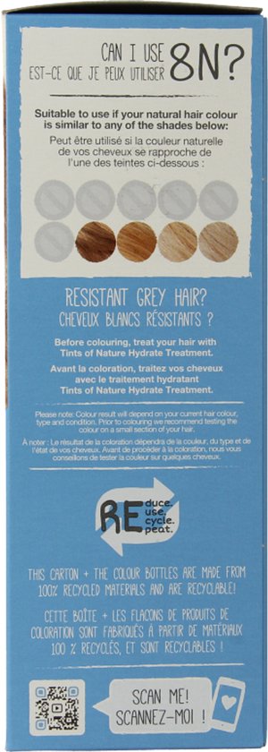 Tints Of Nature Haarkleuring | 8N Natural Blond