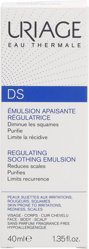 Uriage - Smoothing emulsion for seborrheic dermatitis DS (Regulating Care ) 40 ml - 40ml