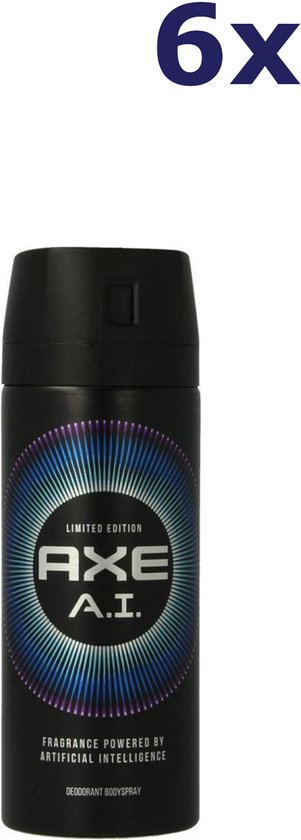 Axe A.I. Deodorant Body Spray - 6 x 150 ml