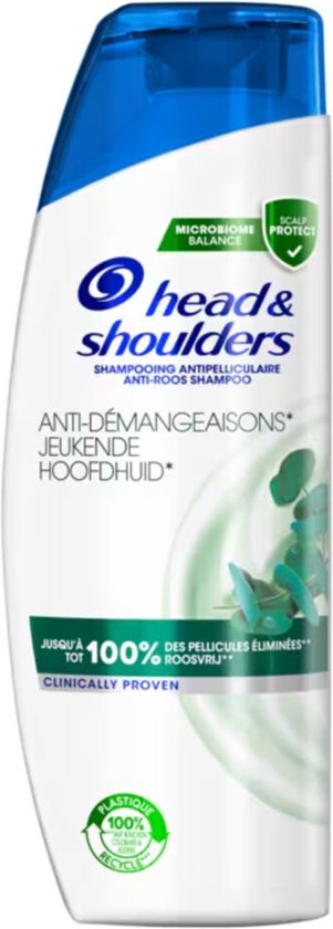 1x Head & Shoulders Jeukende Hoofdhuid 2in1 - Anti-roos Shampoo & Conditioner - Tot 100% Roosvrij