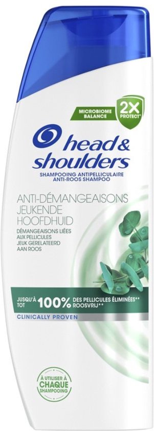 1x Head & Shoulders Jeukende Hoofdhuid 2in1 - Anti-roos Shampoo & Conditioner - Tot 100% Roosvrij