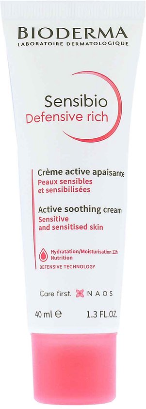 Bioderma Dagcrème Sensibio Defensive Rich Crème Active Apaisante