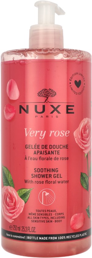 Nuxe Very Rose Soothing Shower Gel - 750 ml