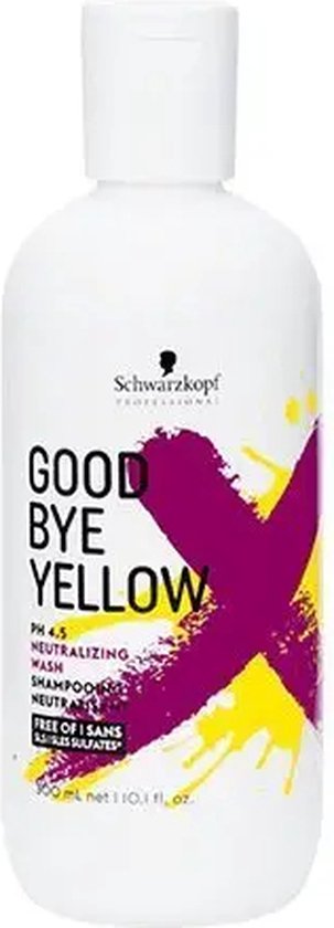 Kleurneutraliserende shampoo Schwarzkopf Goodbye Yellow Anti-yellowing Treatment 300 ml