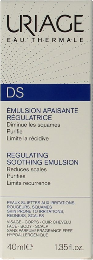 Uriage - Smoothing emulsion for seborrheic dermatitis DS (Regulating Care ) 40 ml - 40ml