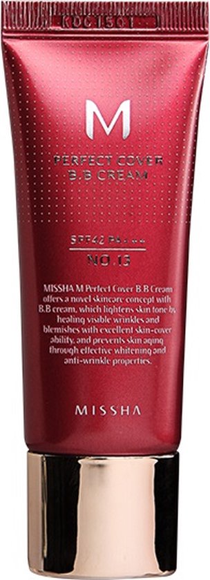 M Perfect Cover BB Cream SPF42/PA++ Multifunctionele BB Cream No.13 Bright Beige 20ml