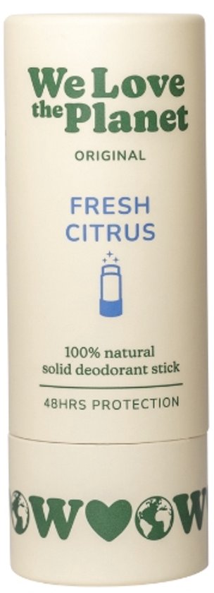 We Love The Planet Fresh Citrus Deodorant Stick 40GR