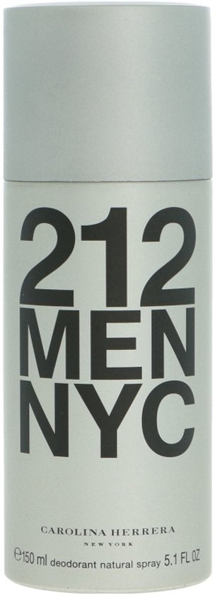 Carolina Herrera 212 NYC Men Deodorant Spray - Citroenzuur & Gember - 150 ml