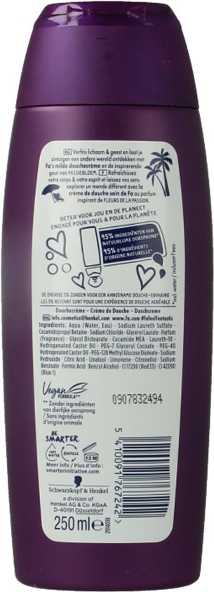 Fa Mystic Moments Shea Butter & Passion Flower Douchegel - Voordeelverpakking - 250 ml