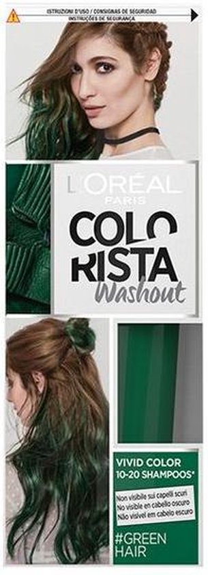 L'Oréal Paris Colorista Washout Haarverf Green 1 Tot 2 Weken Kleuring