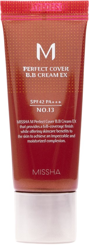 M Perfect Cover BB Cream SPF42/PA++ Multifunctionele BB Cream No.13 Bright Beige 20ml