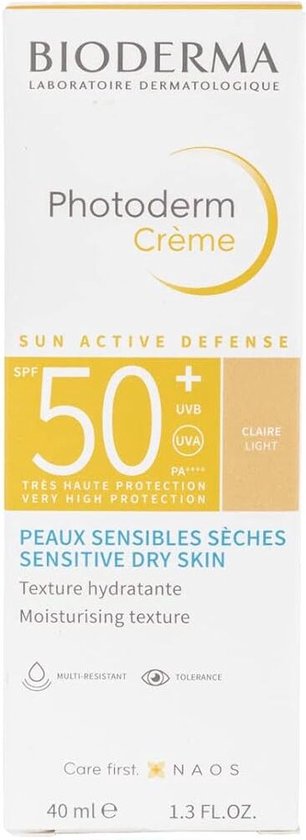 Bioderma Photoderm Creme Spf50+ - Zonnebrand - 40 ml