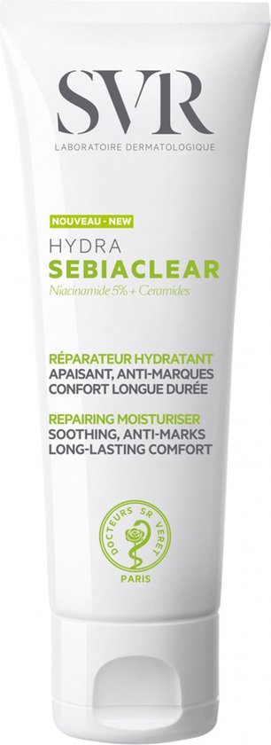 SVR Sebiaclear – Creme Hydra – Hydraterende Gezichtscrème – Kalmerend – Niet-Comedogeen – 40 ml