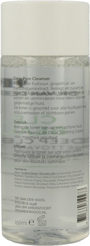 Dr. van der Hoog Clear deep cleanser 150 Milliliter