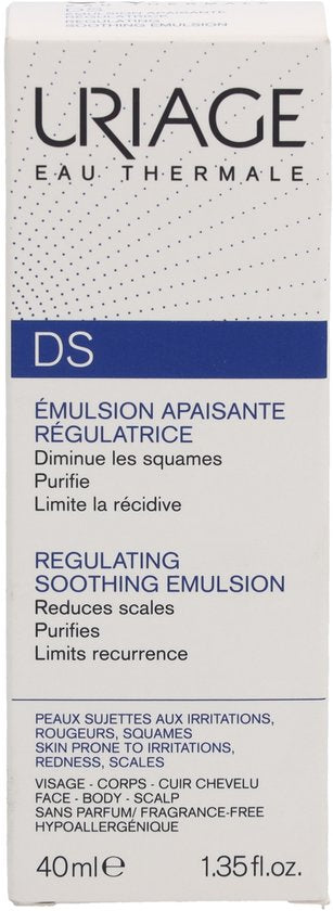 Uriage - Smoothing emulsion for seborrheic dermatitis DS (Regulating Care ) 40 ml - 40ml