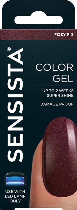 Sensista Color Gel Fizzy Fig - Donkerrood
