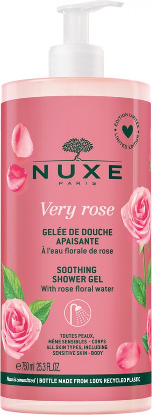 Nuxe Very Rose Soothing Shower Gel - 750 ml