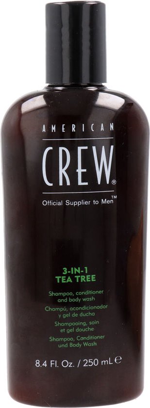 American Crew | 3-in-1 Tea Tree shampoo, conditioner, body wash
