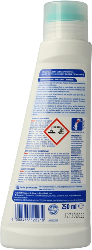 Dr. Beckmann Prewash Vloeibaar met Borstel 250 ml