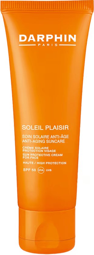 Trekt snel in en plakt niet - Darphin Soleil Plaisir Face Zonnebrand SPF 50