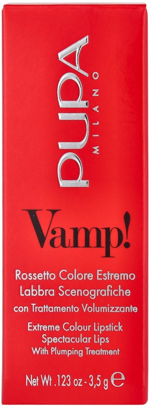 PUPA Milano Vamp! ExtreMe Colour Lipstick 201 Black Cherry 3,5 gr