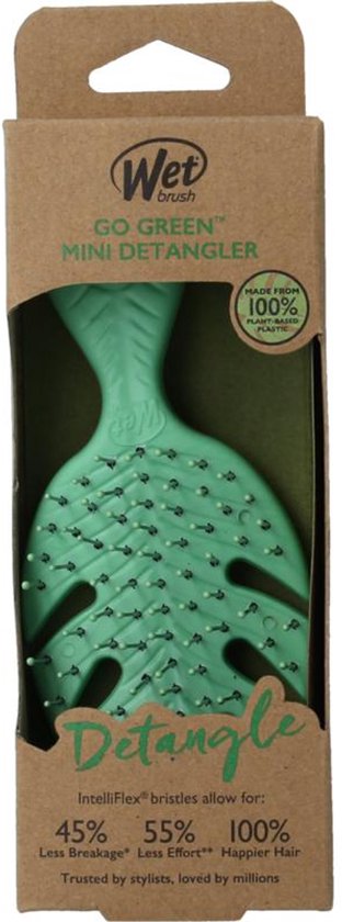 Wetbrush Go Green Mini Detangler Green