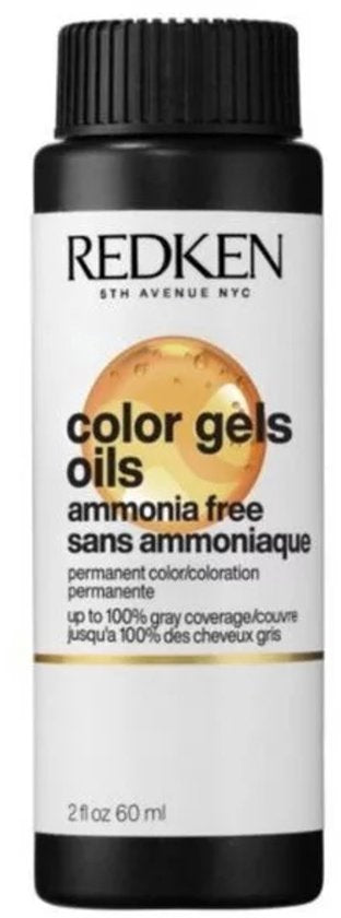 Permanente kleur Redken COLOR GEL OILS Nº 5NA - 5.01 3 X 60 ml