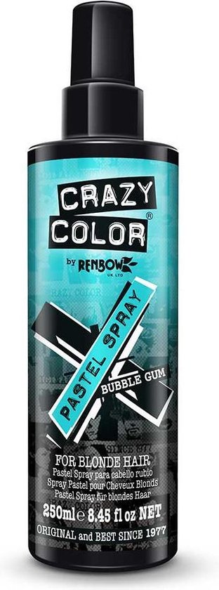 Crazy Color - Bubble Gum Gekleurde haarspray - Blauw