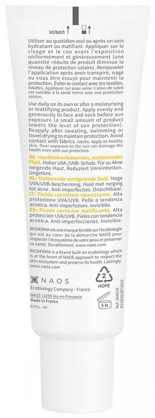 Zonnebrandcrème Bioderma Photoderm Acne-gevoelige huid
