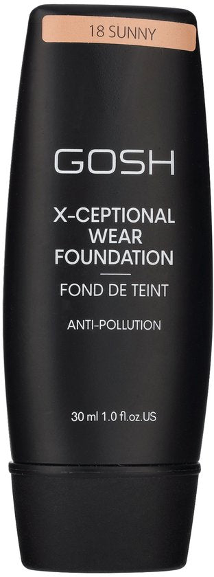 Gosh - X-Ceptional Wear Foundation Long Lasting Makeup Long Lasting Face Primer 18 Sunny 35Ml