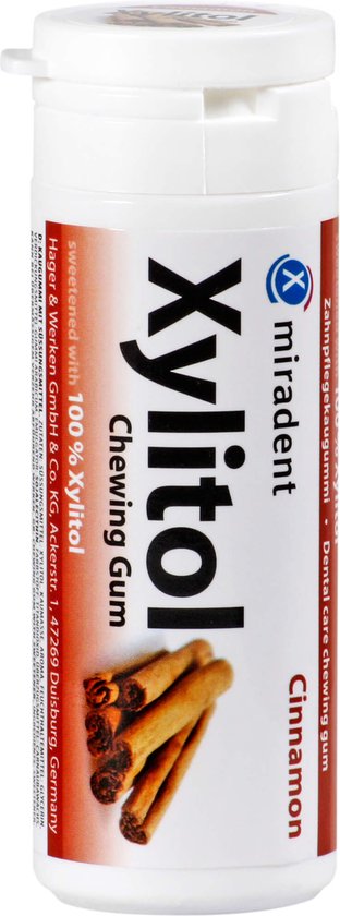 Miradent Xylitol Kauwgom - Kaneel - 30 stuks
