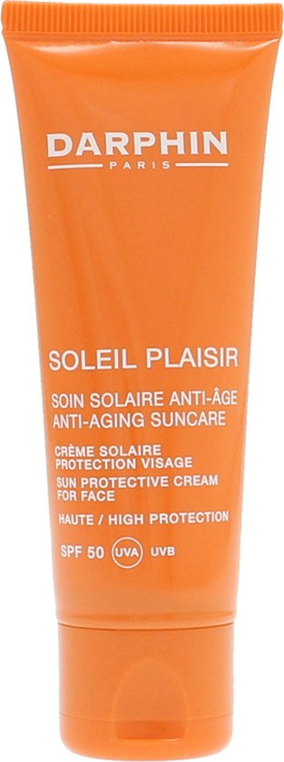 Trekt snel in en plakt niet - Darphin Soleil Plaisir Face Zonnebrand SPF 50