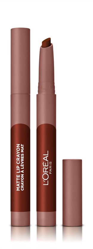 L'Oréal Matte Lip Crayon Lipstick - 109 Flirty Toffee