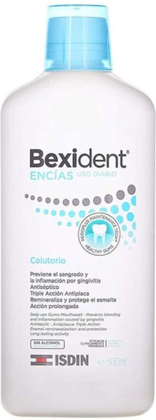 Mondspoeling Isdin Bexident Anti-plaque Antiseptisch (500 ml)