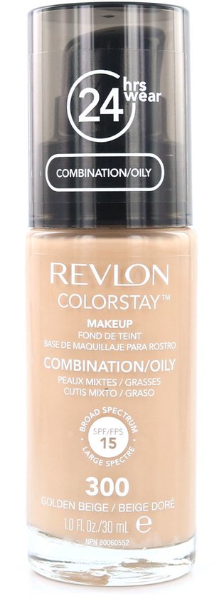 Revlon Colorstay Foundation With Pump | 300 Golden Beige (Oily Skin)