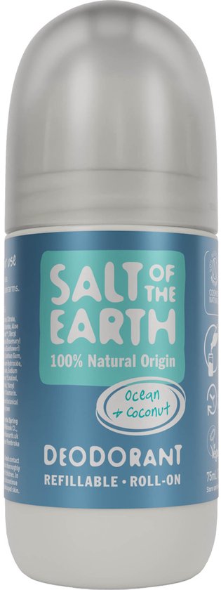 Salt of the Earth Natuurlijke Deodorant Roller Ocean & Coconut 75 ml