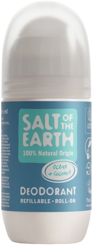 Salt of the Earth Natuurlijke Deodorant Roller Ocean & Coconut 75 ml