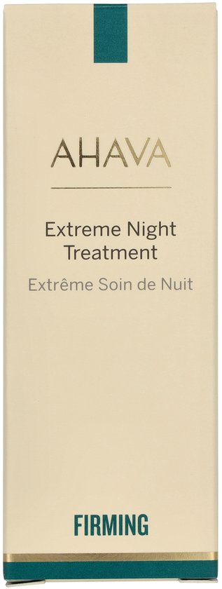AHAVA extreem nacht behandeling – Geeft stevigheid en houdt de huid glad  – Versterkt de natuurlijke barrière van de huid – VEGAN – Alcohol- en parabenenvrij – 30ml