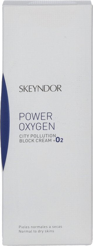 Skeyndor - City Pollution - Block Cream + O2 - Normale/Droge Huid - 50 ml