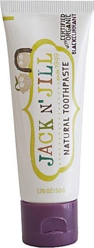 Jack n' Jill Kids - Natuurlijke Tandpasta Zwarte bes - 0/5 jaar - 50gr.