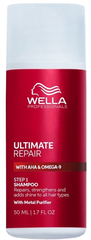 Wella Professionals Ultimate Repair Shampoo 50 ml - herstelt beschadigd haar