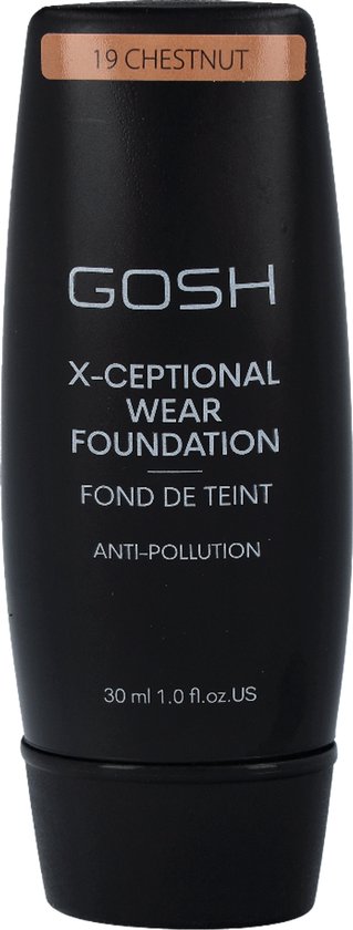 Gosh - X-Ceptional Wear Foundation Long Lasting Makeup Long Lasting Face Primer 19 Chestnut 35Ml