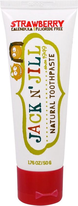 Jack n' Jill Kids - Natuurlijke Tandpasta Aardbei - 50gr.