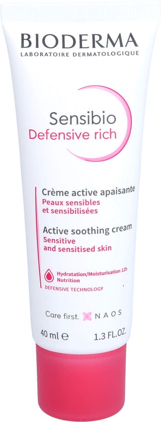 Bioderma Dagcrème Sensibio Defensive Rich Crème Active Apaisante