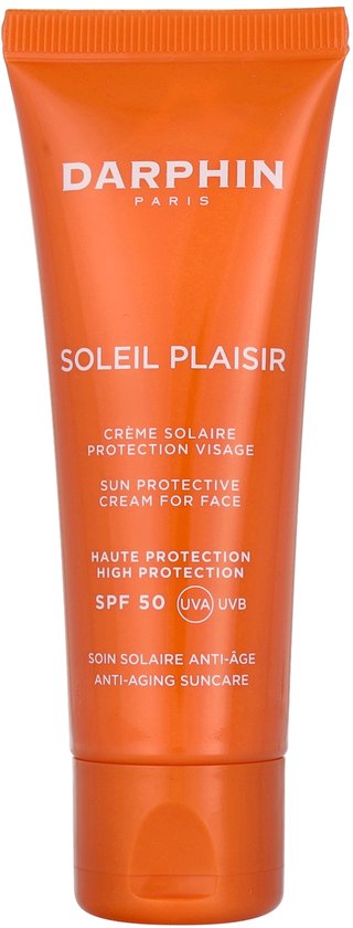 Trekt snel in en plakt niet - Darphin Soleil Plaisir Face Zonnebrand SPF 50