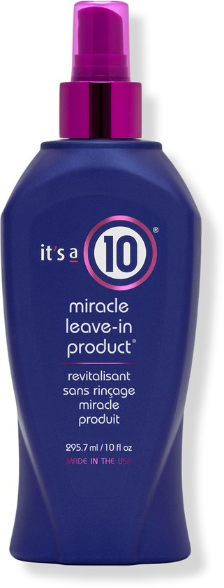 It's a 10 Miracle Leave-in Conditioner Spray 295ml