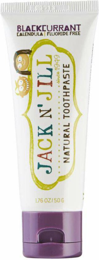 Jack n' Jill Kids - Natuurlijke Tandpasta Zwarte bes - 0/5 jaar - 50gr.