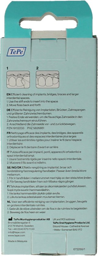 TePe Bridge & Implant Floss 30 stuks