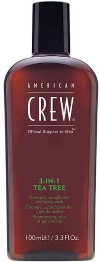 American Crew | 3-in-1 Tea Tree shampoo, conditioner, body wash